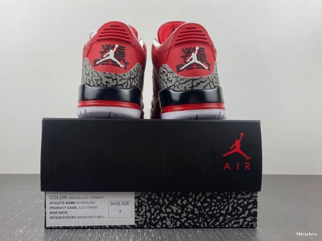Cheap TBkick 3 DJ Khaled Grateful Air Jordan AJ3-770438 Retro 0820